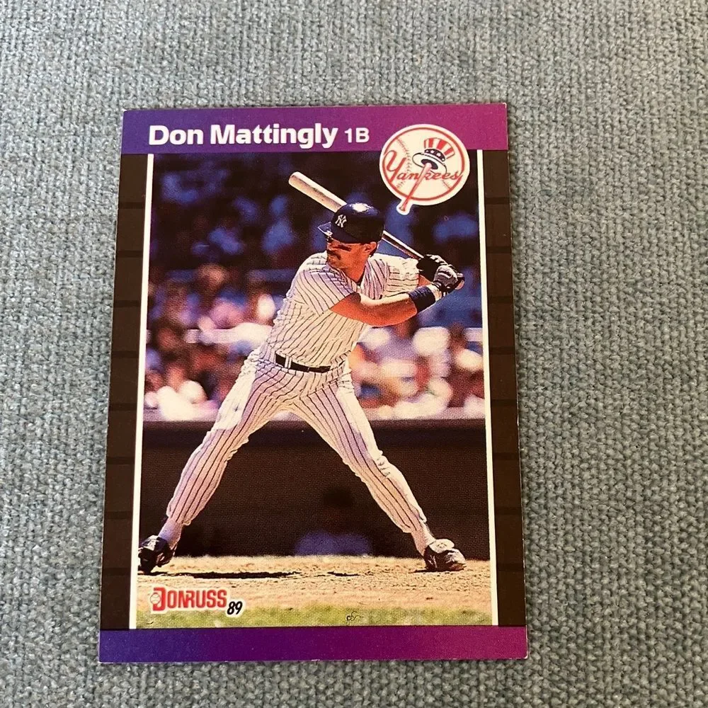 1989 Donruss New York Yankees Baseball Card Trading Card